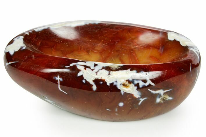 Beautiful Carnelian Agate Dish - Madagascar #361402